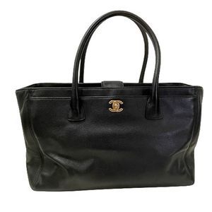 Chanel Executive Tote Bag Black Caviar Skin